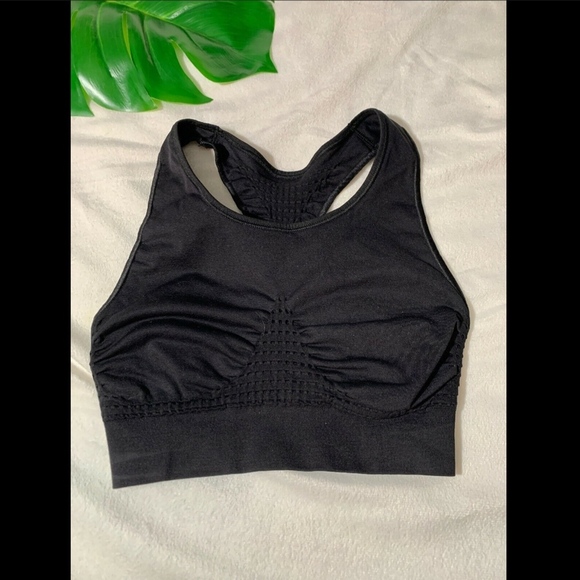 NEW $50 Sweaty Betty Stamina Sports Bra in‎ Black [SZ Small ] - Picture 2 of 8